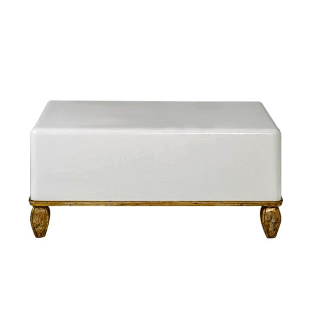 Contemporary White Lacquer Coffee Table Official Tara Shaw