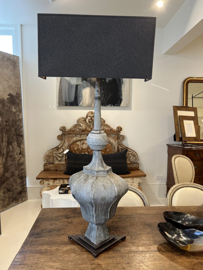 Pair of 19c Zinc Table Lamps - Image 6