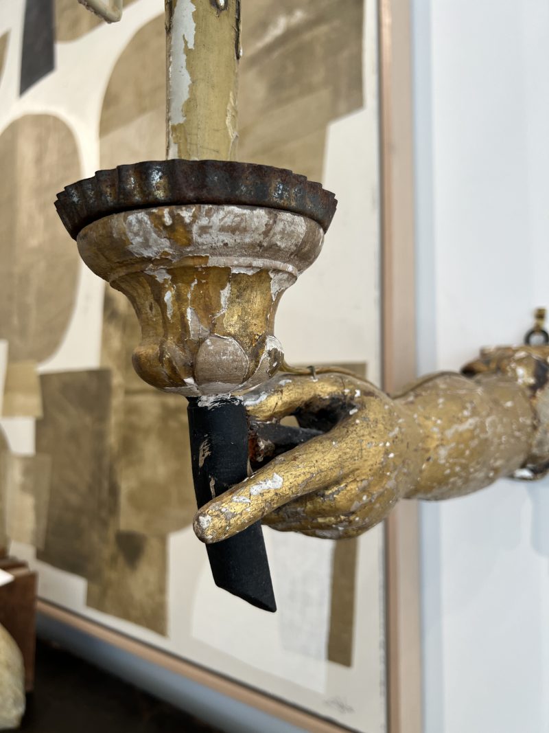 Pair of 18th Century Italian Arm Sconces - Image 7