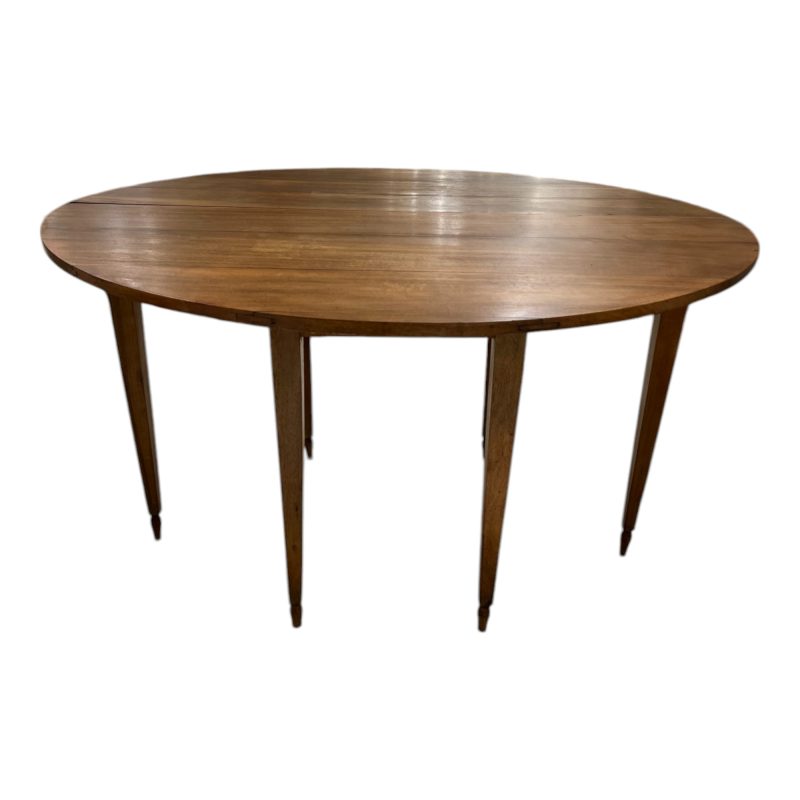 19th Century Walnut Directoire Table - Image 4