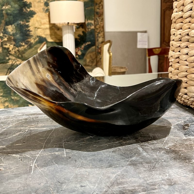 Large Cow Horn Bowl (Three Available) - Image 2