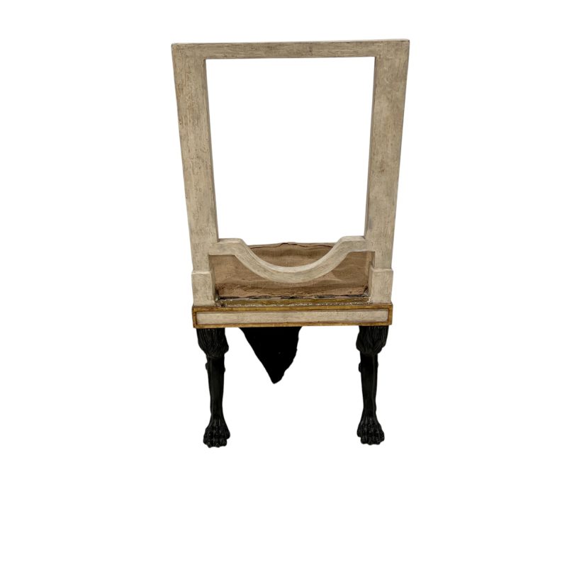 Italian Neoclassical Armchair with Detailed Carving - Image 8