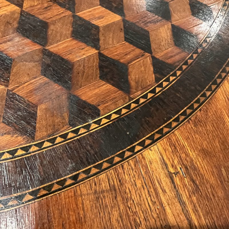 Italian 18th Century Marquetry Game Table - Image 8