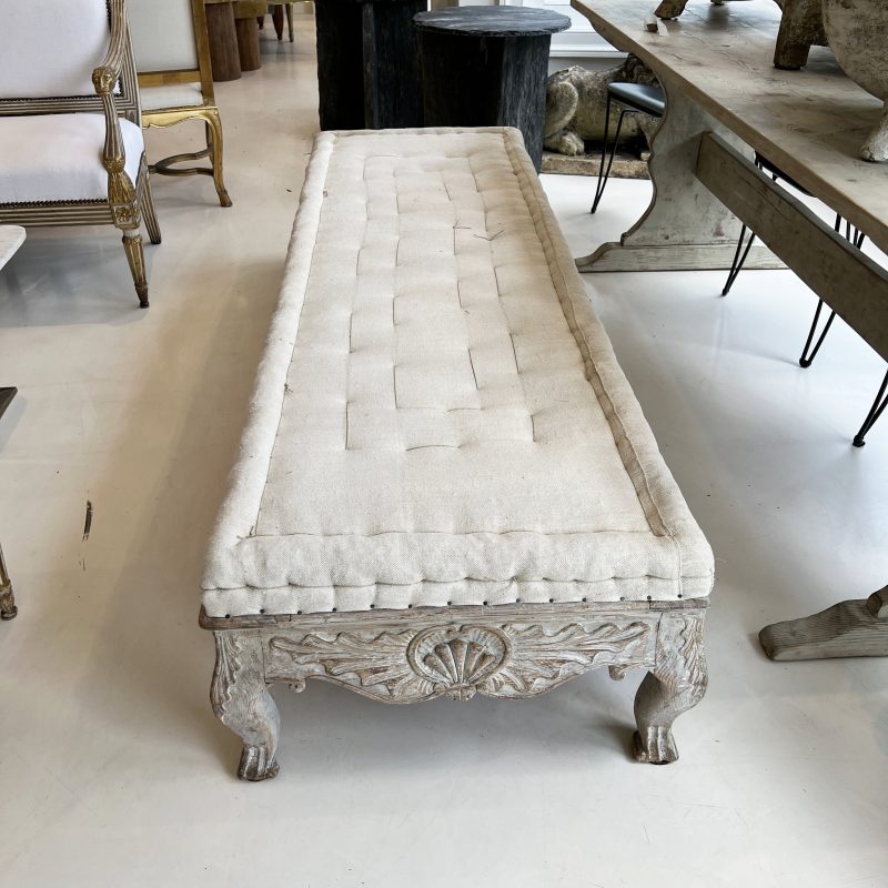 Swedish 18th Century Baroque Backless Bench - Image 5