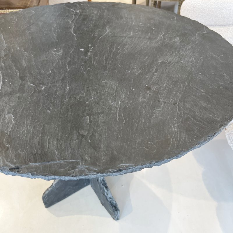 French Slate Round Table - Image 5