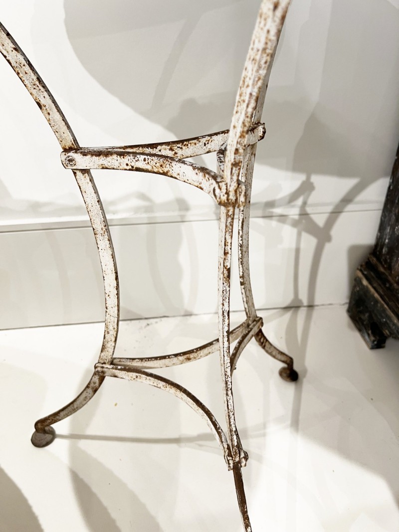 19th Century Iron Table with Top - Image 6