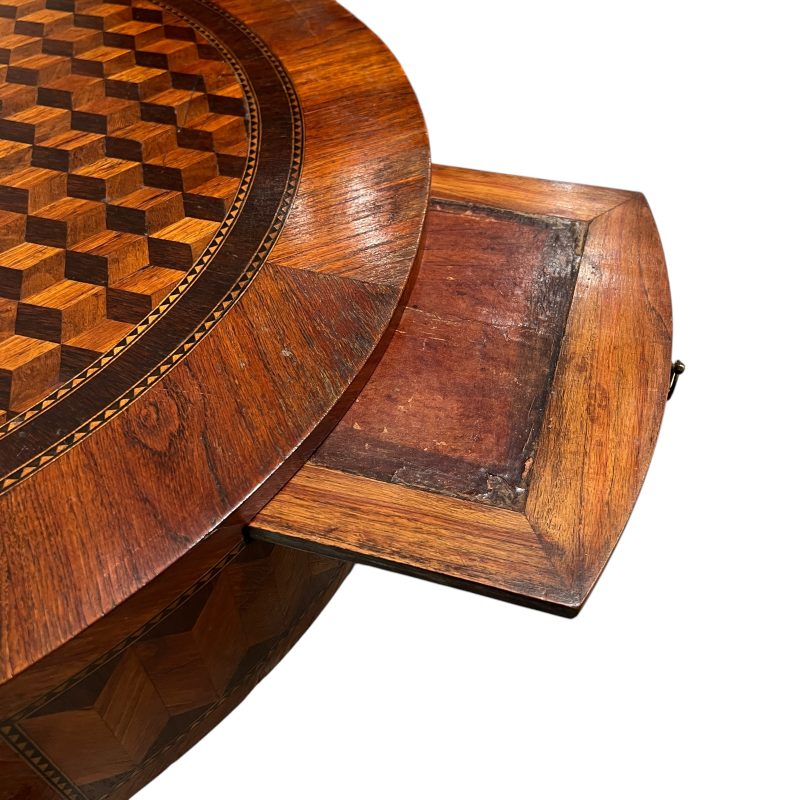 Italian 18th Century Marquetry Game Table - Image 4