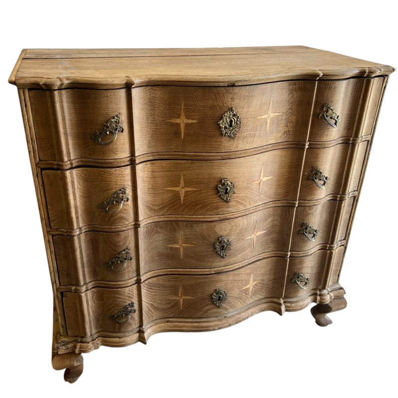 Danish 18th Century Marquetry Chest - Image 2