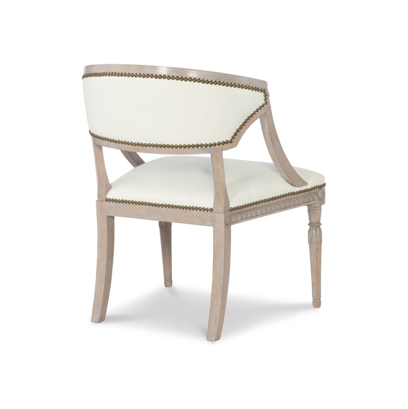 Victoria Accent Chair - Swedish Faint Grey - Image 3