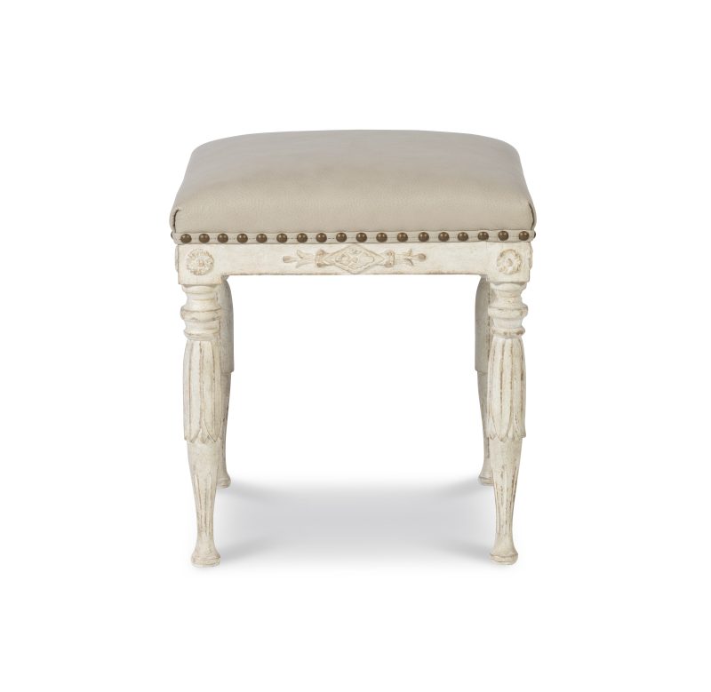 Sofía Stool - Swedish Scraped White - Image 2