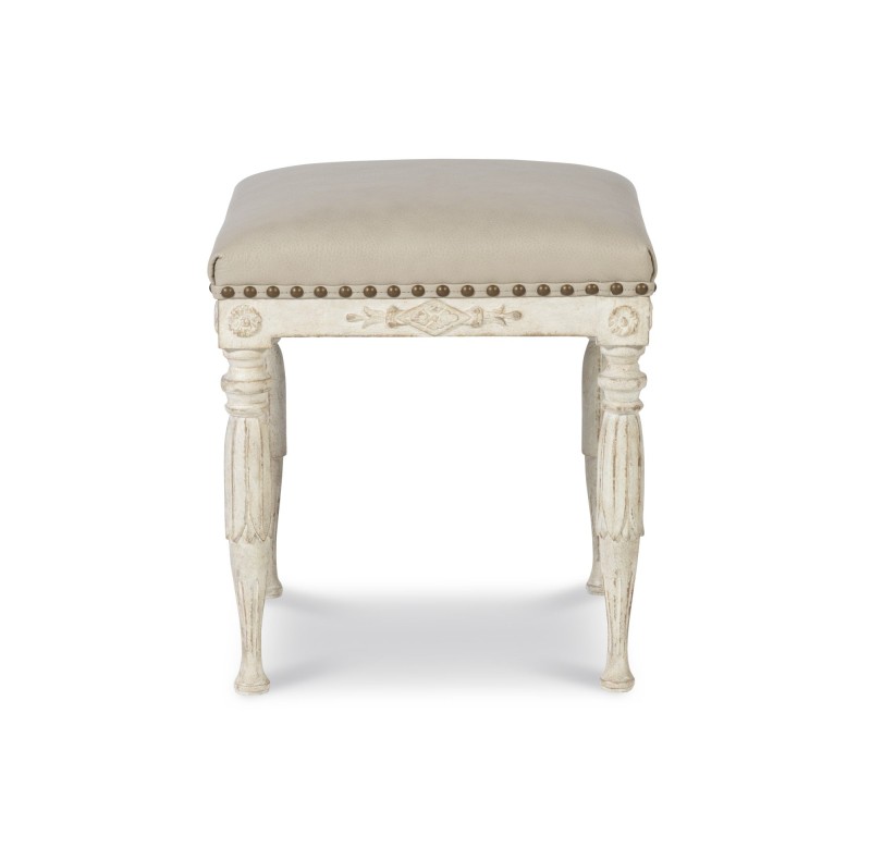 Sofía Stool - Swedish Scraped White - Image 2