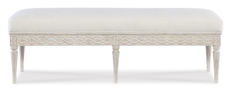 Celine Bench - Swedish Scraped White - Image 2