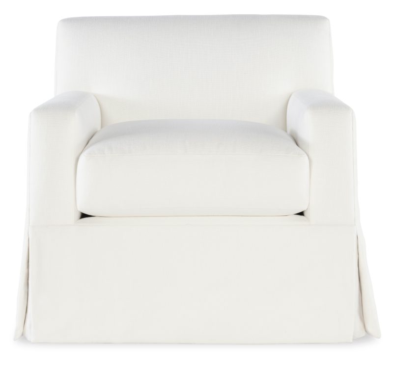 François Skirted Swivel Chair - Image 4