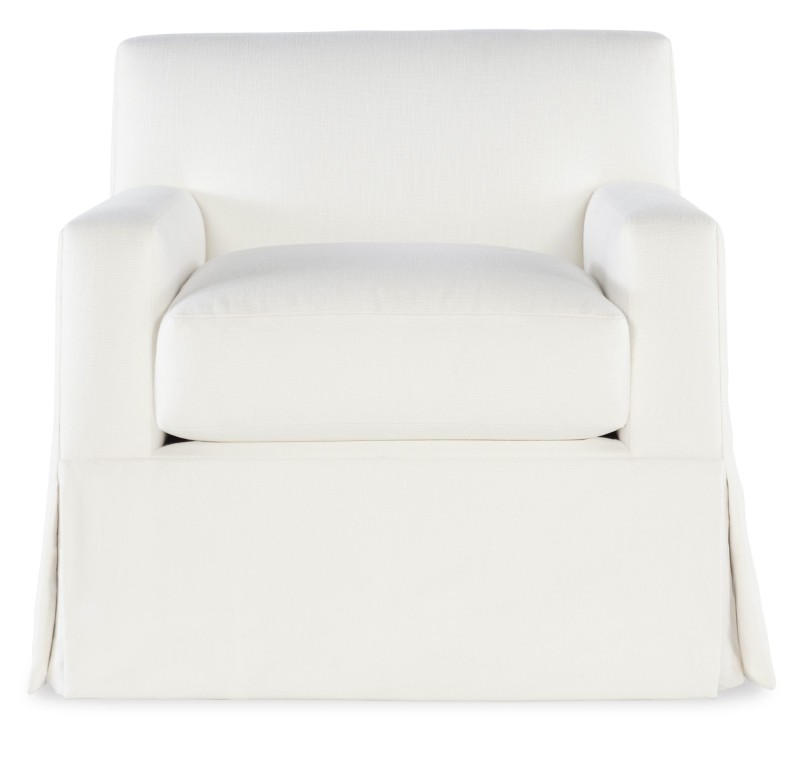 François Skirted Swivel Chair - Image 4