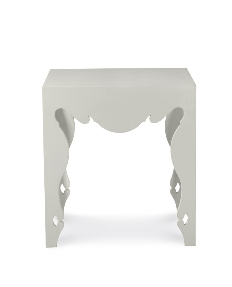 Sven Lamp Table - French White Plaster - Image 2