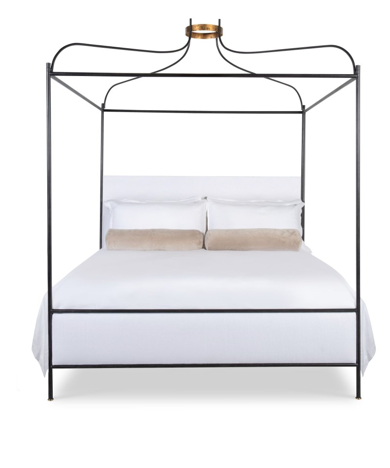 Venetian King Bed W/Canopy - Square HB - Image 2