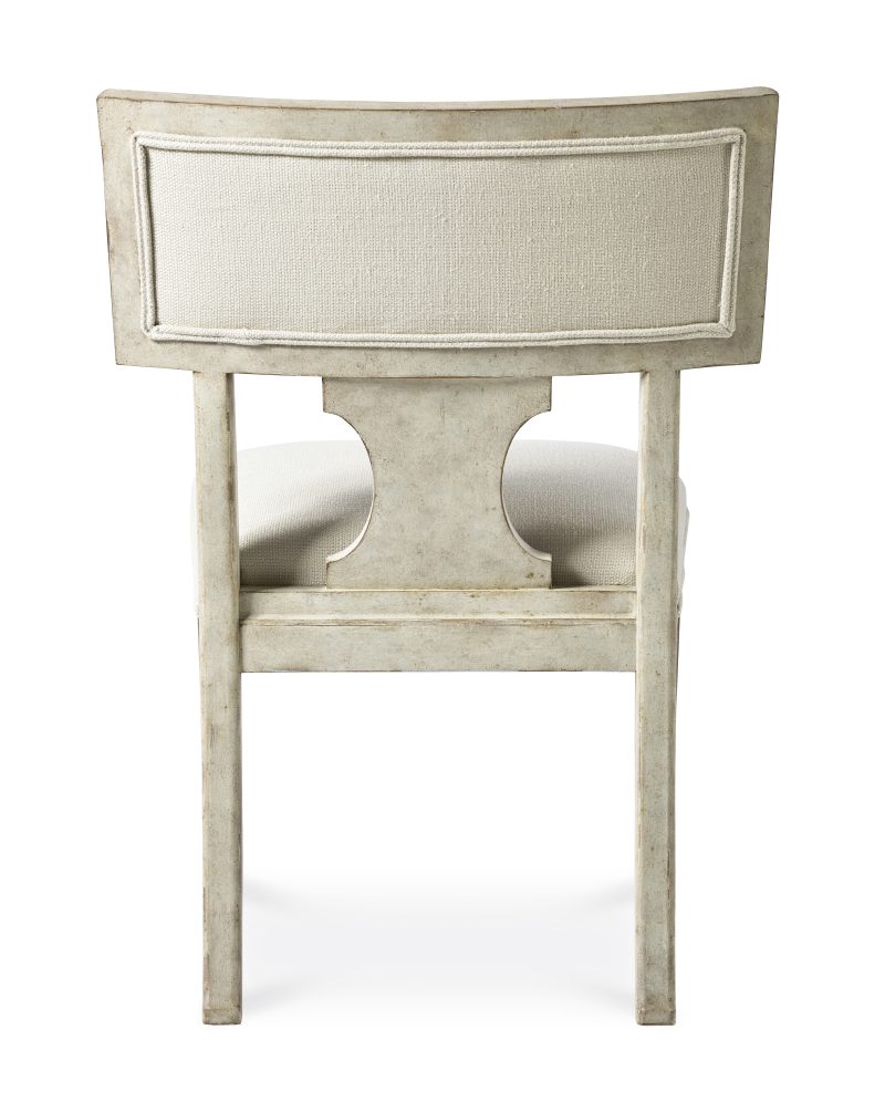 Von Swedish Carved Dining Chair - Swedish Scraped White - Image 5