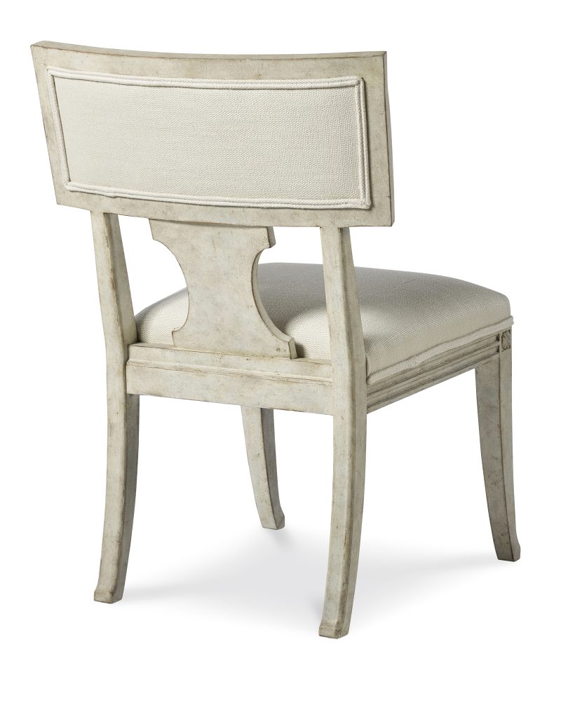 Von Swedish Carved Dining Chair - Swedish Scraped White - Image 4