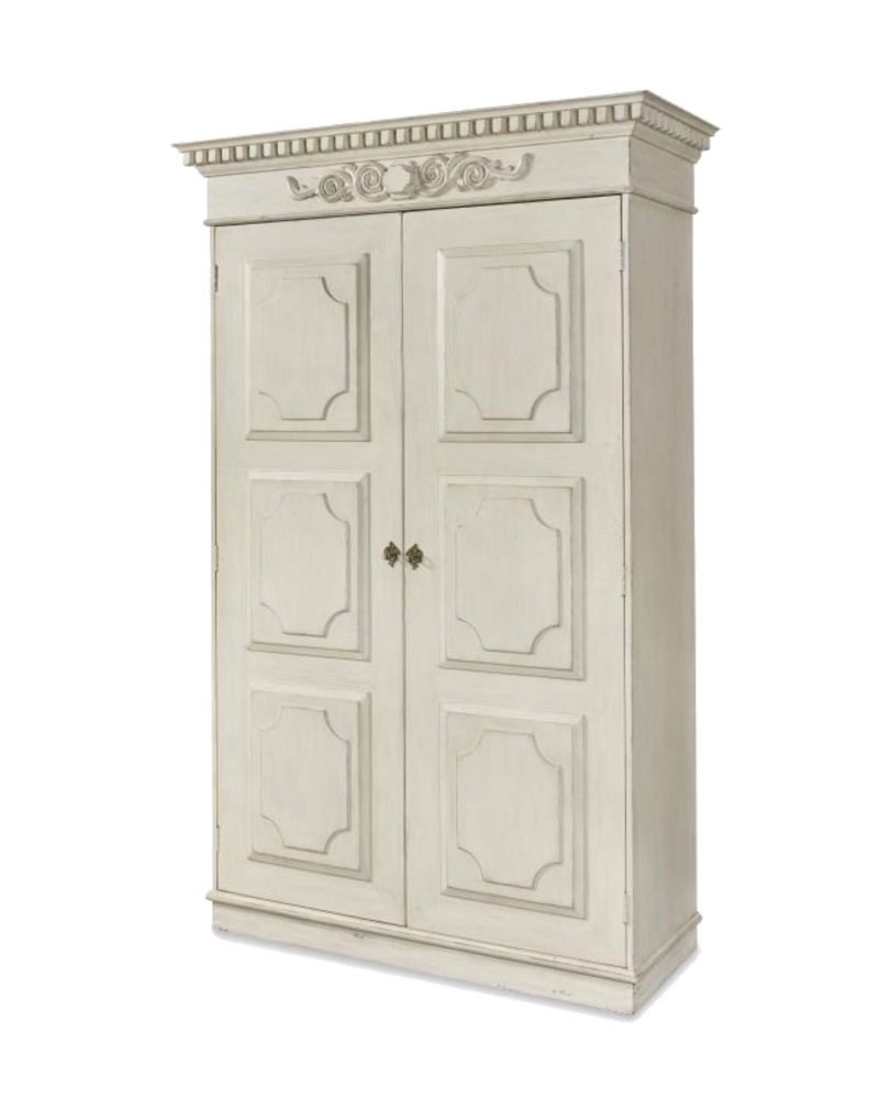 Fountainebleau Wardrobe - Swedish Aged Cream