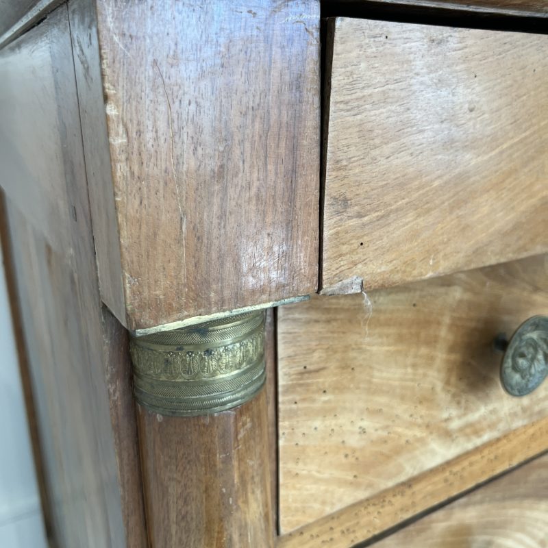 Empire Commode with Grey Marble Top - Image 5