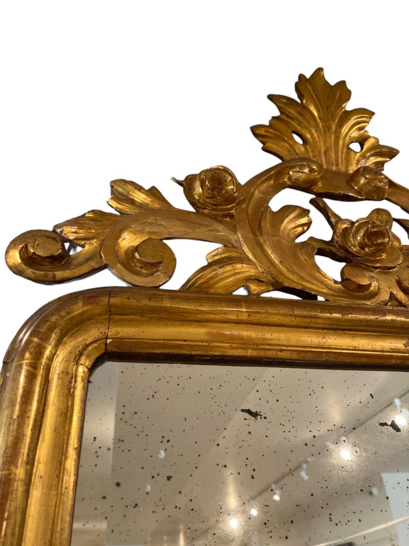 Italian 19th Century Louis Philippe Dore Mirror - Image 5